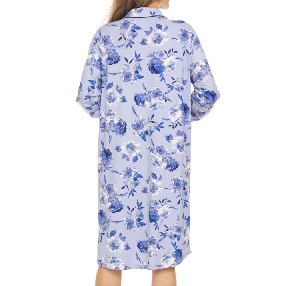 Flora by Flora Nikrooz Notch Collar Sleep Shirt - Picture 3 of 8